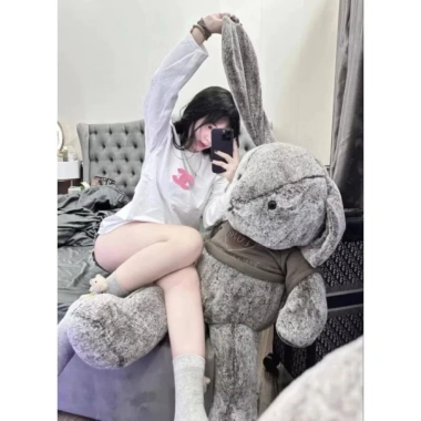 Combo 2SP Gấu Bông Thỏ Buny Tai Siêu To Lông Mềm Siêu Mịn Giá 369.000 Quà Tặng Cao Cấp 3