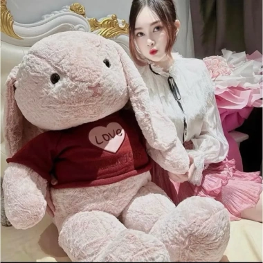 Combo 2SP Gấu Bông Thỏ Buny Tai Siêu To Lông Mềm Siêu Mịn Giá 369.000 Quà Tặng Cao Cấp 6