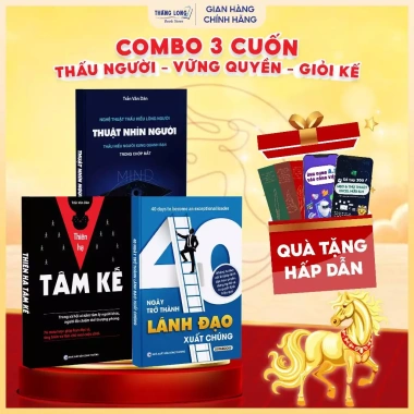 Combo 3 - 40 Ngày Trở Thành Lãnh Đạo Xuất Chúng + Thuật Nhìn Người + Thiên Hạ Tâm Kế - Nhà Xuất Bản Công Thương