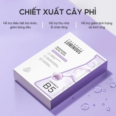 Combo 3 hộp ColorKey Luminous Vitamin B5 Mặt Nạ Giấy 10 miếng cấp ẩm da mịn màng - 338.999