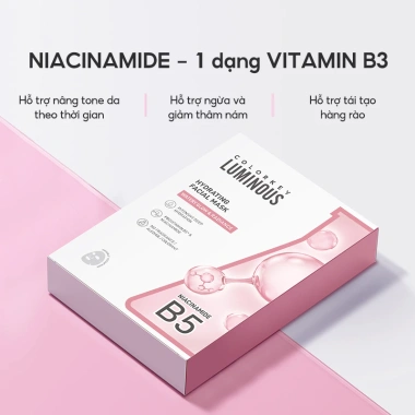 Combo 3 hộp ColorKey Luminous Vitamin B5 Mặt Nạ Giấy 10 miếng cấp ẩm da mịn màng - 338.999