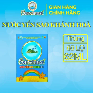 Combo 30 Lọ Yến Sào 26% Sanvinest Khánh Hòa Cho Trẻ Em 62ml - Giảm Giá 1170000đ 5