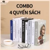 Combo 4 cuốn sách decor trang trí - Mô hình sách décor + phụ kiện chụp ảnh, chỉ 24.000