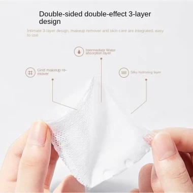 Combo 4 Gói Bông tẩy trang 222 miếng Cotton Pads Nhãn Con Mèo Nội Địa Trung 6 Combo 4 Gói Bông tẩy trang 222 miếng Cotton Pads Nhãn Con Mèo Nội Địa Trung 6