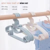 Combo 40 móc treo quần áo trẻ em thiết kế hình nơ dễ thương , Móc phơi đồ trẻ sơ sinh chất liệu nhựa PP an toàn cho bé. 3