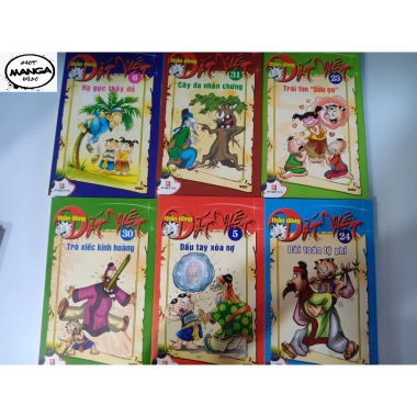 Combo 50 quyển Truyện tranh Thần Đồng Đất Việt - Giảm giá, chỉ 140.000₫ Combo 50 quyển Truyện tranh Thần Đồng Đất Việt - Giảm giá, chỉ 140.000₫