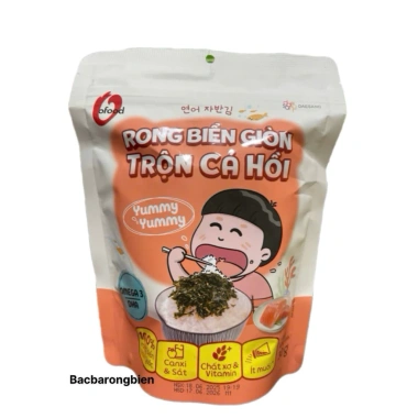 Combo 6 vị rong biển giòn trộn ăn liền o'food (rau và hạt, cá hồi, hải sản, gia vị , khô gà, hạnh nhân) 3 Combo 6 vị rong biển giòn trộn ăn liền o'food (rau và hạt, cá hồi, hải sản, gia vị , khô gà, hạnh nhân) 3
