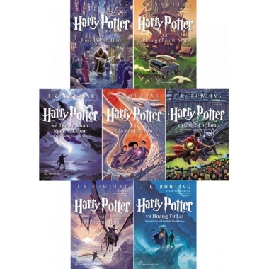 Combo 7 Tập Harry Potter J.K. Rowling - Chỉ 1.750.000 VND, tiết kiệm 400.000 VND