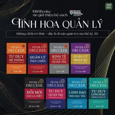 Combo 8 Sách Quản Lý Tinh Hoa Peter F. Drucker - Giảm giá mạnh, nâng cao năng lực lãnh đạo