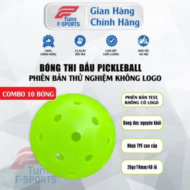 Combo Bóng Pickleball F-Sports PRO Cao Cấp - Tiêu Chuẩn Thi Đấu 26g 74mm 40 Lỗ Giá Chỉ 285k 9