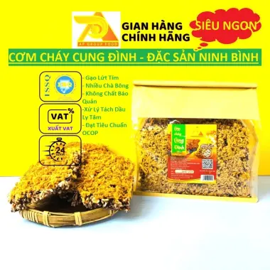 Combo Cơm Cháy Ninh Bình Giảm Giá - Gạo Nếp & Gạo Lứt 500g, Đặc Sản Cung Đình chỉ 250k 4