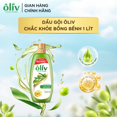 Combo Dầu Gội Olive 1L + Dầu Xả 650ml Ngăn Gãy Rụng, Bồng Bềnh, Chắc Khỏe - Giá chỉ 234.600 VND 5