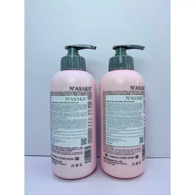 COMBO DẦU GỘI XẢ NASAKII 1.000ML lưu hương mềm tóc suôn mượt phục hồi tóc giảm tóc gãy rụng, bảo vệ mái tóc