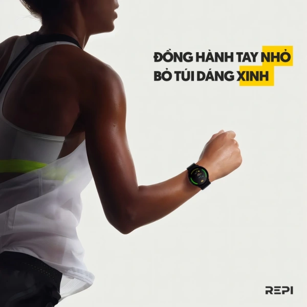 Hình ảnh sản phẩm COMBO Đồng Hồ Thông Minh REPI BeeWatch Active 1 + 1S Chính Hãng - GPS Độc Lập - Trợ lý ảo AI - Đồng Bộ Strava