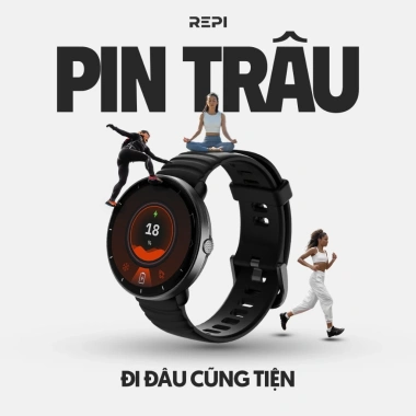 COMBO Đồng Hồ Thông Minh REPI BeeWatch Active 1 + 1S Chính Hãng - GPS Độc Lập - Trợ lý ảo AI - Đồng Bộ Strava