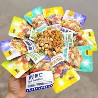 (Combo) Hạt mix dinh dưỡng hoa quả sấy giòn nội địa Trung