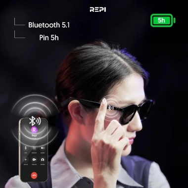 Combo Luyện Tập Đồng Hồ BeeWatch Active 1 GPS + Kính Beecube REPI - GPS Độc lập-Bảo hành 12 tháng-Nghe nhạc gọi điện