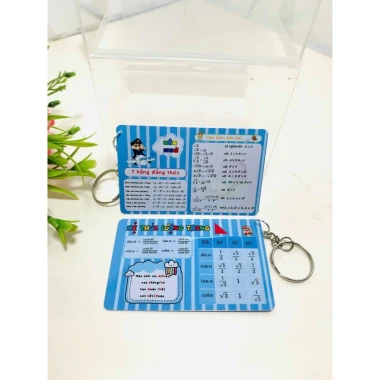Combo Móc Khoá Hoá Học & Toán Học - Bảng Tuần Hoàn Các Nguyên Tố HH & Hoá Trị - Hệ Thức Lượng & HĐT 2