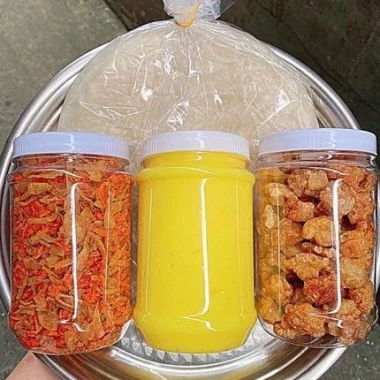 COMBO NGOẠI HẠNG: Bánh tráng phơi sương + BƠ HỦ SIÊU TO + Ruốc Hành Phi 9 COMBO NGOẠI HẠNG: Bánh tráng phơi sương + BƠ HỦ SIÊU TO + Ruốc Hành Phi 9