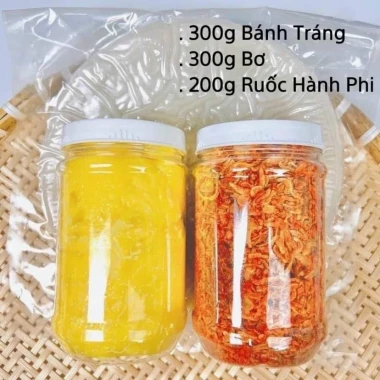 COMBO NGOẠI HẠNG: Bánh tráng phơi sương + BƠ HỦ SIÊU TO + Ruốc Hành Phi 12 COMBO NGOẠI HẠNG: Bánh tráng phơi sương + BƠ HỦ SIÊU TO + Ruốc Hành Phi 12