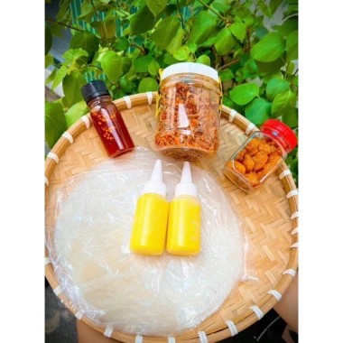 COMBO NGOẠI HẠNG: Bánh tráng phơi sương + BƠ HỦ SIÊU TO + Ruốc Hành Phi 16 COMBO NGOẠI HẠNG: Bánh tráng phơi sương + BƠ HỦ SIÊU TO + Ruốc Hành Phi 16