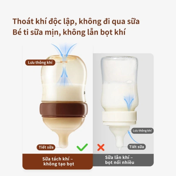 Làm sao núm trợ tím Thyseed và bình sữa PPSU 160/240ml giúp bé ăn dặm an toàn và tiện lợi?