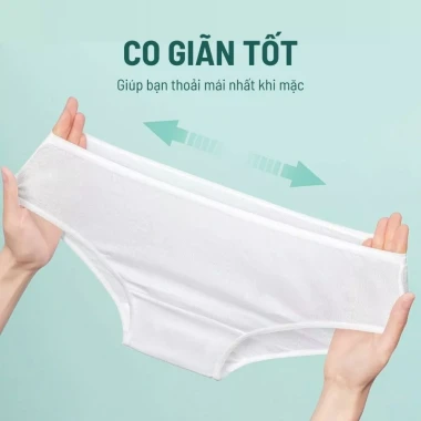 Combo Quần Lót Nữ Cotton Dùng 1 Lần Tiện Lợi Du Lịch - Giá Rẻ 38.000đ BOM SISTER Q221 8 Combo Quần Lót Nữ Cotton Dùng 1 Lần Tiện Lợi Du Lịch - Giá Rẻ 38.000đ BOM SISTER Q221 8