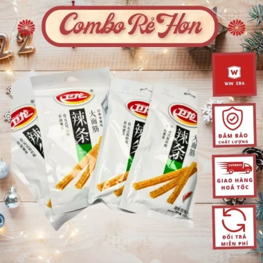 Combo Que Cay Weilong 65g Ít Cay - Ăn Vặt Ngon Miệng Giảm Sốc 14400đ Chỉ 72000đ 2