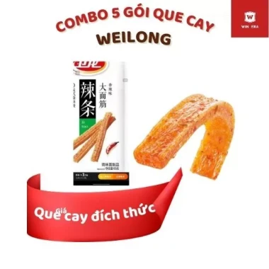 Combo Que Cay Weilong 65g Ít Cay - Ăn Vặt Ngon Miệng Giảm Sốc 14400đ Chỉ 72000đ 7