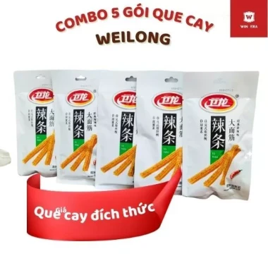 Combo Que Cay Weilong 65g Ít Cay - Ăn Vặt Ngon Miệng Giảm Sốc 14400đ Chỉ 72000đ 8