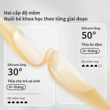 Combo Thìa mềm Silicon Thyseed + Bình sữa PPSU không BPA 160ml/240ml cho trẻ sơ sinh - Giá chỉ 790.000₫ 6