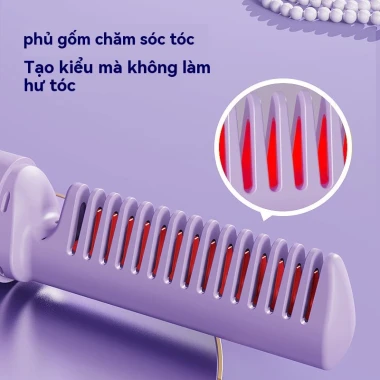 Công nghệ Lười Tóc Thẳng Mini sạc USB, lược di động nhẹ, uốn thẳng nhanh 5 Công nghệ Lười Tóc Thẳng Mini sạc USB, lược di động nhẹ, uốn thẳng nhanh 5