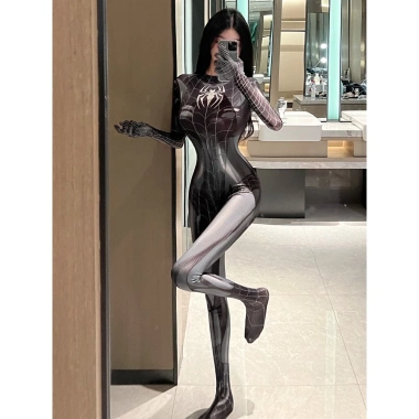 Cosplay Người Nhện Sexy - Bộ Đồ Spiderman Bó Thân Quyến Rũ cho Halloween, Giá ưu đãi 179.999₫