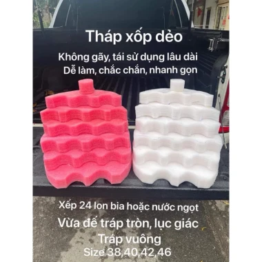 Cốt Bia Nước Ngọt Xếp Tráp Lễ Xốp Dẻo 24 Lon Giá Rẻ 105000đ - Khuyến Mãi Đặc Biệt 4