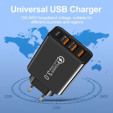 Củ sạc nhanh 60W USB‑C PD 3.0 cho iPhone, Xiaomi – Giá ưu đãi 76.933đ 5