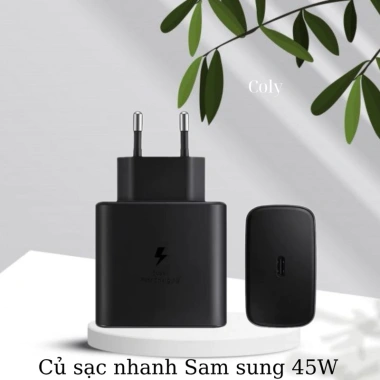 Củ sạc nhanh Samsung 45W - Sạc mạnh, an toàn, bảo hành 12 tháng, 131.000 VND