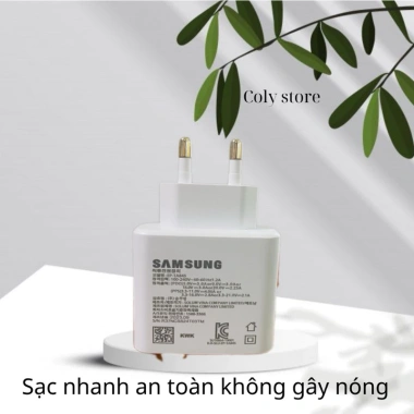 Củ sạc nhanh Samsung 45W - Sạc mạnh, an toàn, bảo hành 12 tháng, 131.000 VND