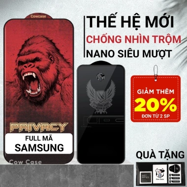 Cường lực chống nhìn trộm Samsung A17 A07 A56 A36 A06 A15 A14 A12 A51 50.000đ