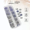 Đá Nail Chân Lưới 16 Khía Màu Trắng ANGELICA 801 - Móng Crystal Giá Tốt 132.999đ