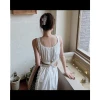 Đầm Dài Cut Out Màu Trắng Siêu Đẹp Váy Maxi Midi Bo Chun Khoét Eo Giảm Giá Cực Sâu chỉ 305k 6