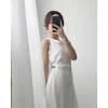 Đầm Dài Cut Out Màu Trắng Siêu Đẹp Váy Maxi Midi Bo Chun Khoét Eo Giảm Giá Cực Sâu chỉ 305k 7