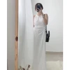Đầm Dài Cut Out Màu Trắng Siêu Đẹp Váy Maxi Midi Bo Chun Khoét Eo Giảm Giá Cực Sâu chỉ 305k 8