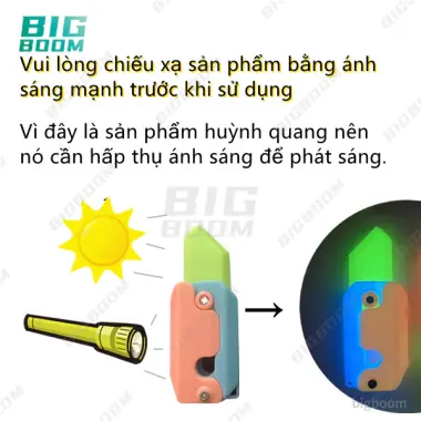 Dao cà rốt trọng lực 3d, dao dạ quang giảm stress 6 Dao cà rốt trọng lực 3d, dao dạ quang giảm stress 6