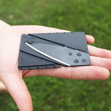 Dao Gấp Mini Cắt Trái Cây - Giá Xưởng Chỉ 17052đ - Dao Xếp Gọn Hình Thẻ Bỏ Ví Đi Phượt Rừng 4