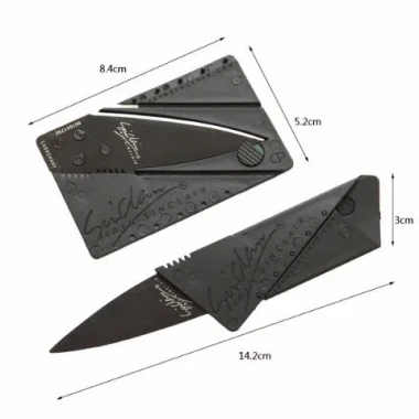 Dao Gấp Mini Cắt Trái Cây - Giá Xưởng Chỉ 17052đ - Dao Xếp Gọn Hình Thẻ Bỏ Ví Đi Phượt Rừng 8