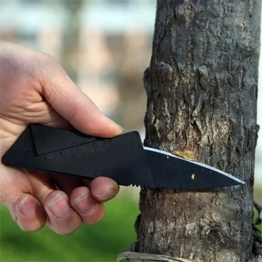 Dao Gấp Mini Cắt Trái Cây - Giá Xưởng Chỉ 17052đ - Dao Xếp Gọn Hình Thẻ Bỏ Ví Đi Phượt Rừng 10