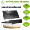 Dao Gấp Mini Cắt Trái Cây - Giá Xưởng Chỉ 17052đ - Dao Xếp Gọn Hình Thẻ Bỏ Ví Đi Phượt Rừng 13