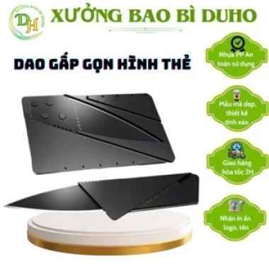 Dao Gấp Mini Cắt Trái Cây - Giá Xưởng Chỉ 17052đ - Dao Xếp Gọn Hình Thẻ Bỏ Ví Đi Phượt Rừng 13