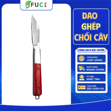 Dao Ghép Cây Chumei Gấp Gọn Cán Gỗ Đỏ - Ghép Chồi Cây Chất Lượng Giá 48.020 Vnđ