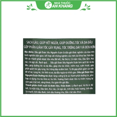 Dầu gội dược liệu Nguyên Xuân 400g dưỡng tóc suôn mượt, giá giảm đặc biệt 205.000 4